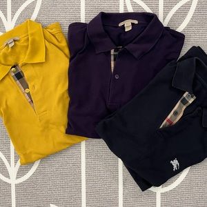 Like New Burberry Polo - Short Sleeve - Yellow